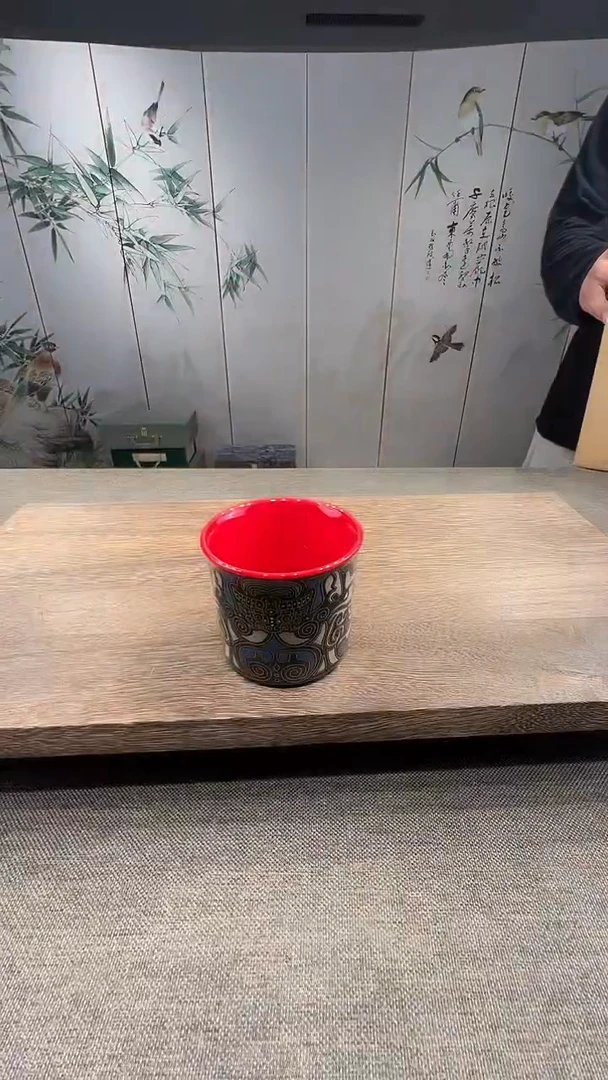 @微光茶器金银措饕餮主人杯G1139