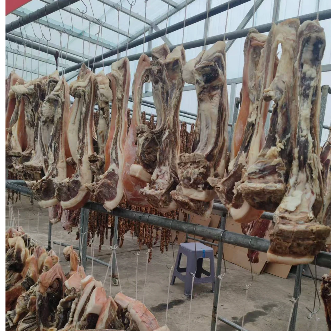 【现场称重1】 信阳本土黑猪 腊味直播间称重改价1号