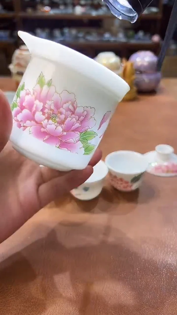 真的很便宜会开片的旅行茶具