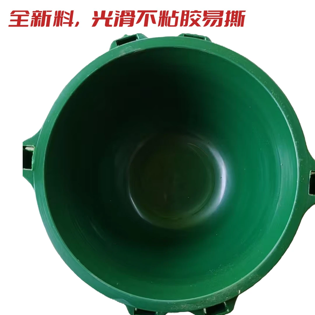 云南海南广东橡胶树塑料碗全新料光滑不粘胶不易碎绿色黑色随机发