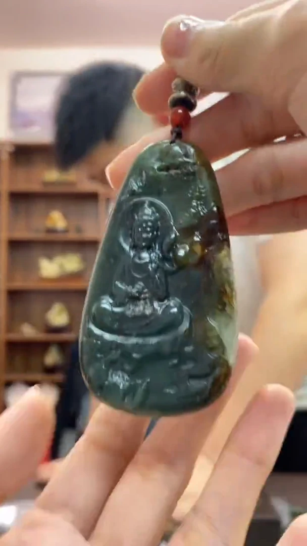 【闪购商品】岫岩河磨玉（透闪石质玉）颈饰未镶嵌吊坠