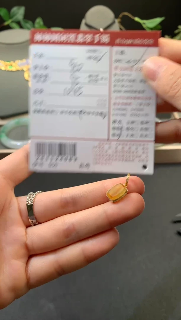 颈饰18K金镶嵌翡翠姐姐251124063