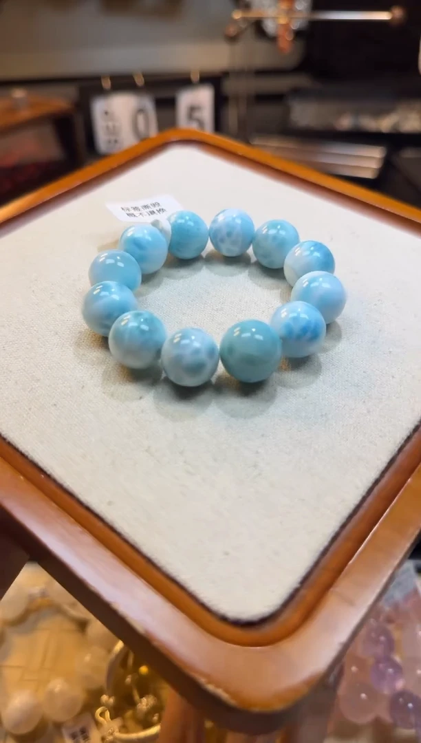 未镶嵌针钠钙石（海纹石）手链吃****2 多样性发货其一