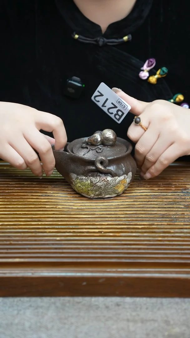 万古烧粗陶手工茶具