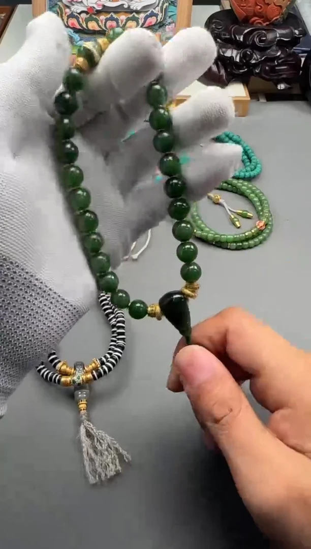 【闪购商品】绿松石手串手串18K金镶嵌手串手串