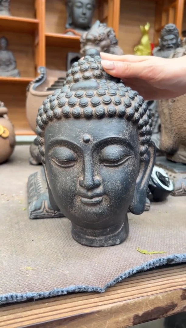 陶土【火山泥】小佛首