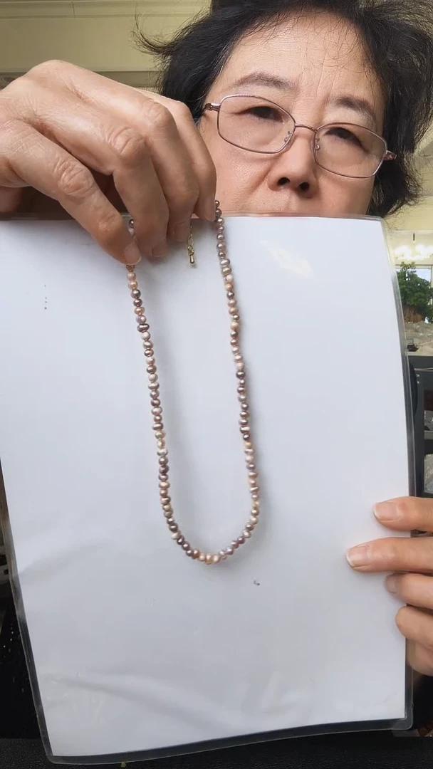 项链未镶嵌淡水珍珠油**光1