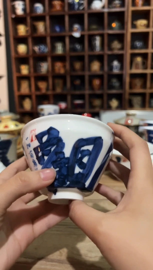 【闪购商品】观云听雨原创手绘茶具