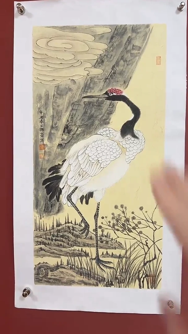 国画6何挥毫老师 花鸟 2平尺