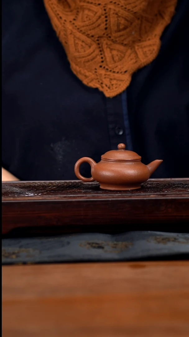 【闪购商品】紫砂茶壶黄龙山原矿降坡泥扁灯水平1