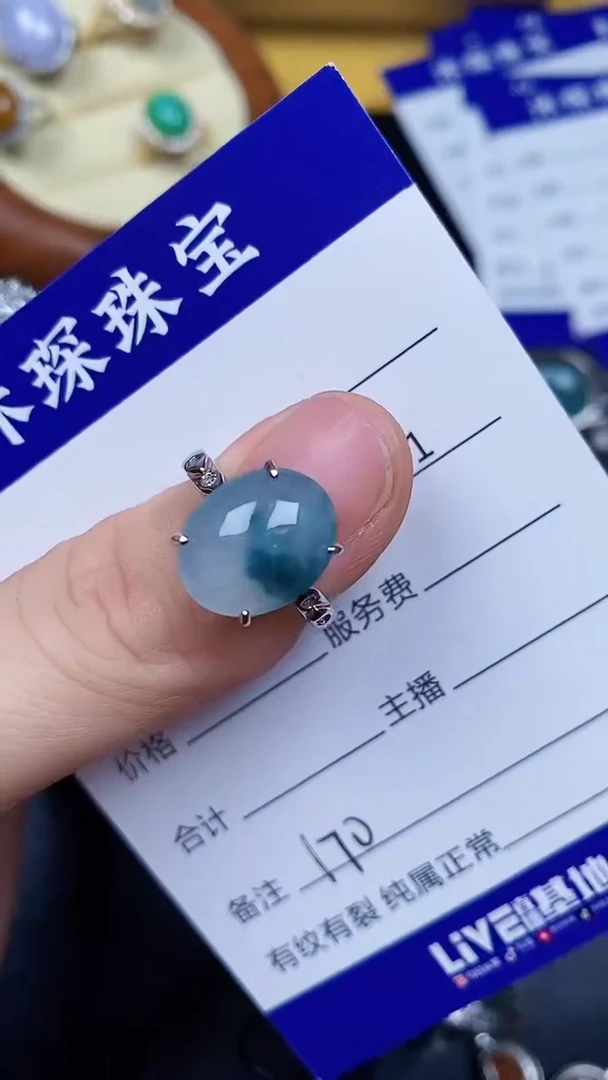 翡翠戒指未镶嵌1700