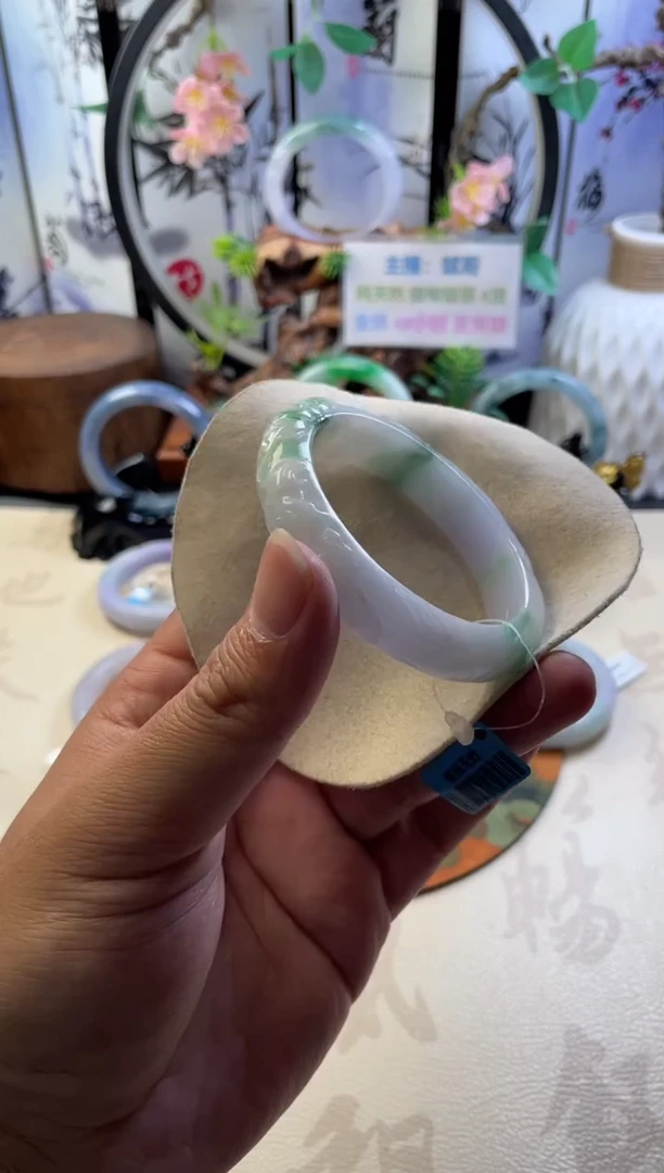 未镶嵌手镯翡翠正圈56