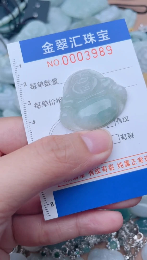 颈饰未镶嵌翡翠3989