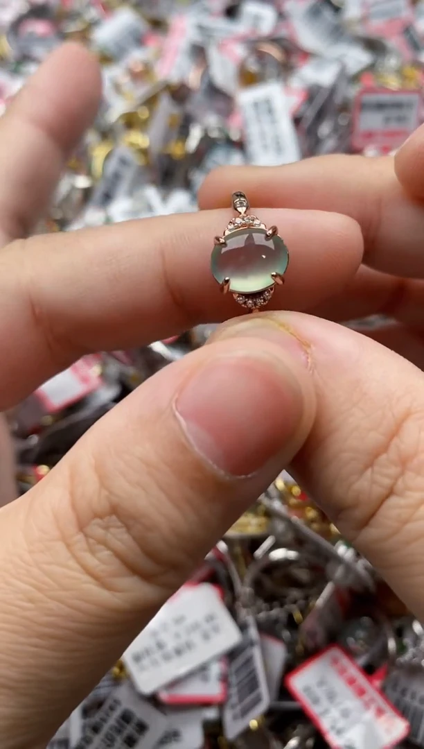 【闪购商品】翡翠戒指银S925镶嵌11111---3