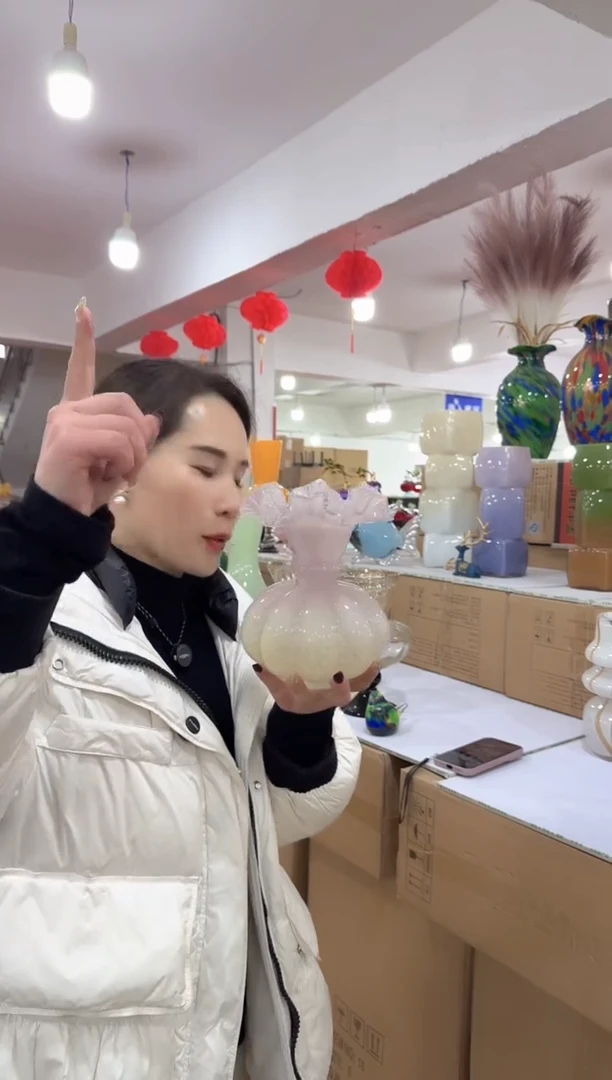 【闪购商品】无铅玻璃洛芙花器-n-早27