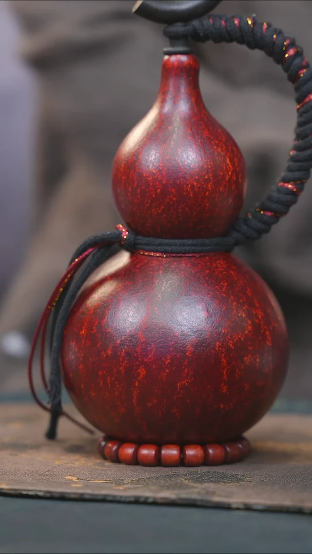 【闪购商品】WS270大漆酒葫芦不包手串及旋转底座