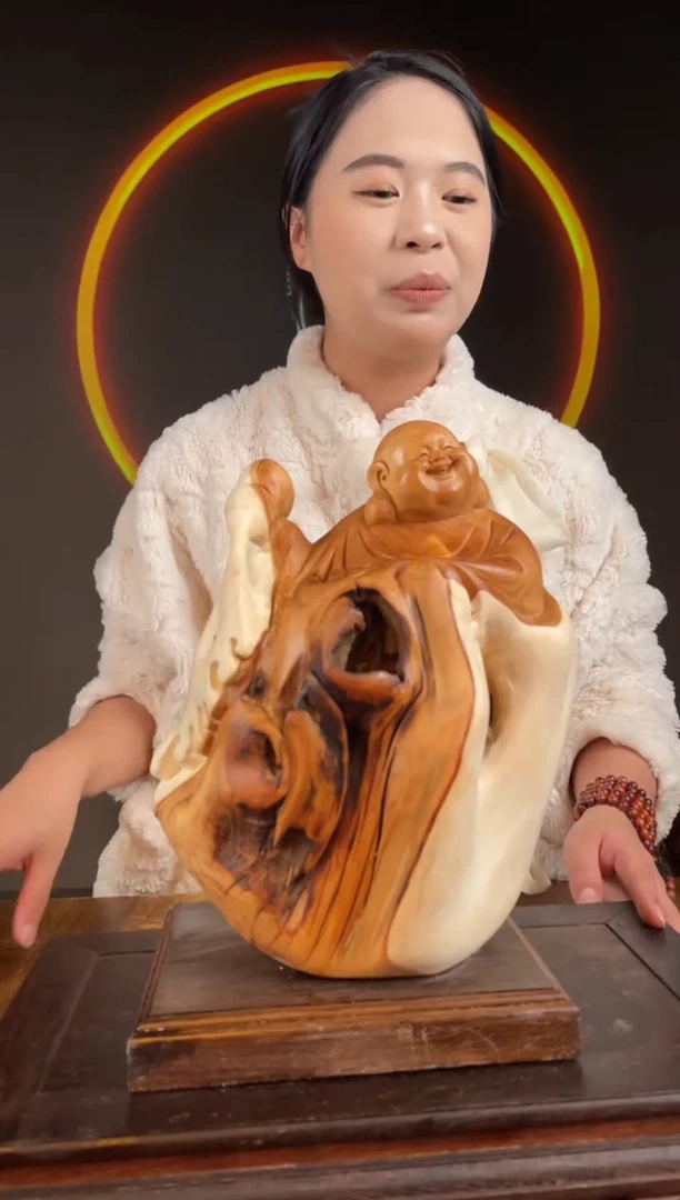 柏木（崖柏）手工摆件,先抢先得! 编号:196