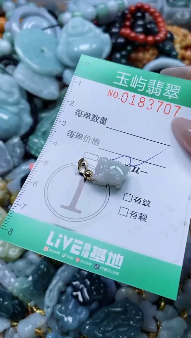 翡翠未镶嵌颈饰闪购0183707