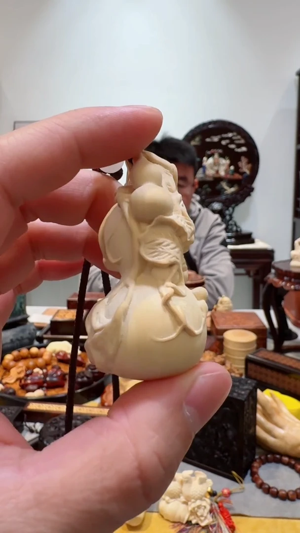 【闪购商品】木黄杨木 葫芦 手把件