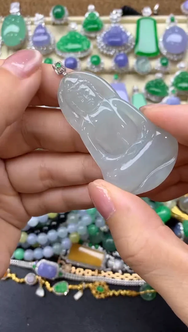 【闪购商品】翡翠颈饰18K金镶嵌83中国好珍宝