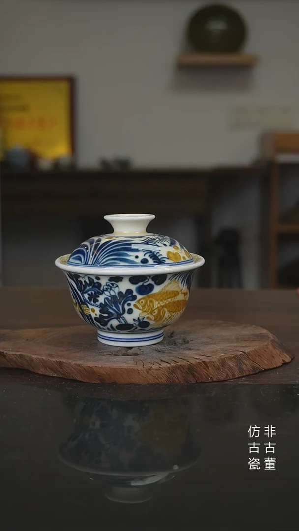 景德镇手工手绘陶瓷微瑕