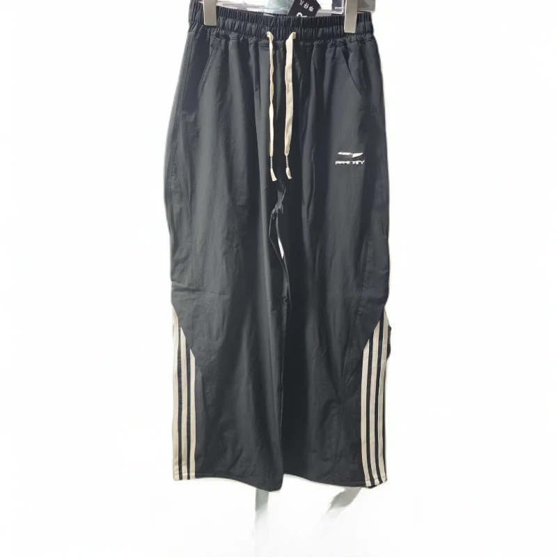 【3830-黑色】青少年薄速干休闲九分裤