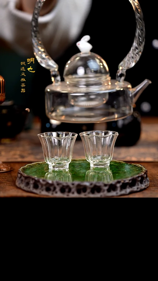 【闪购商品】1明也茶器/ 玻璃提梁壶一个