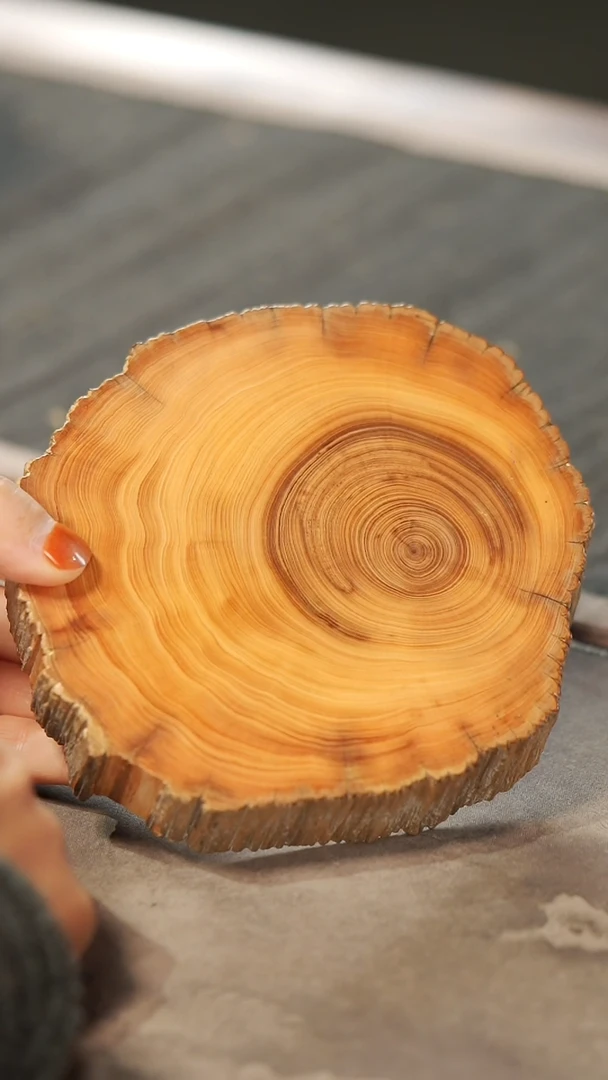 【闪购商品】柏木（崖柏）木雕416陈化黑油杯垫壶承