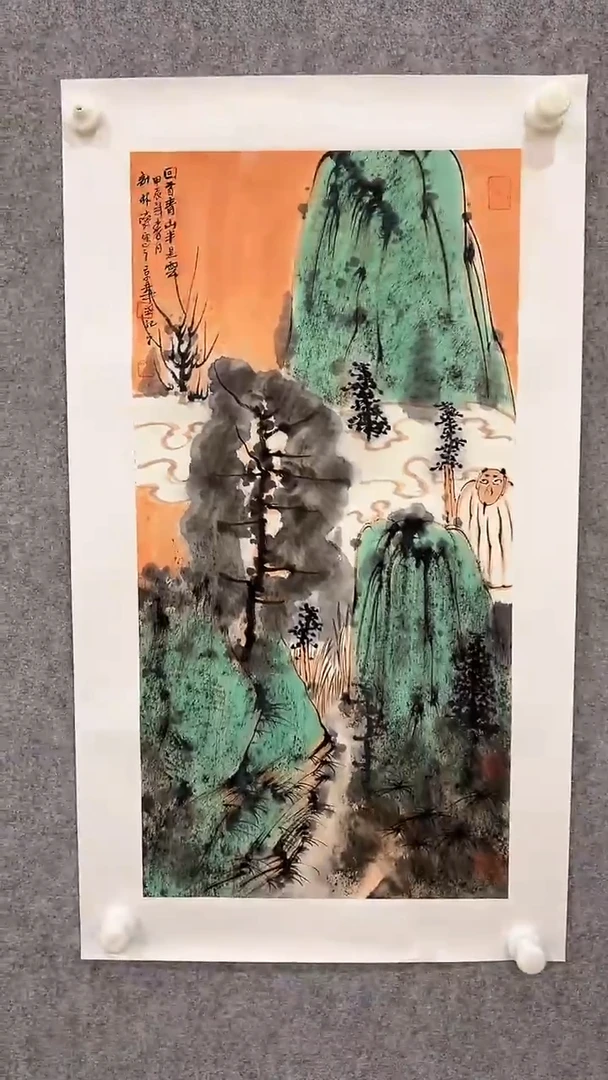 国画jlt-2平尺-国画作品