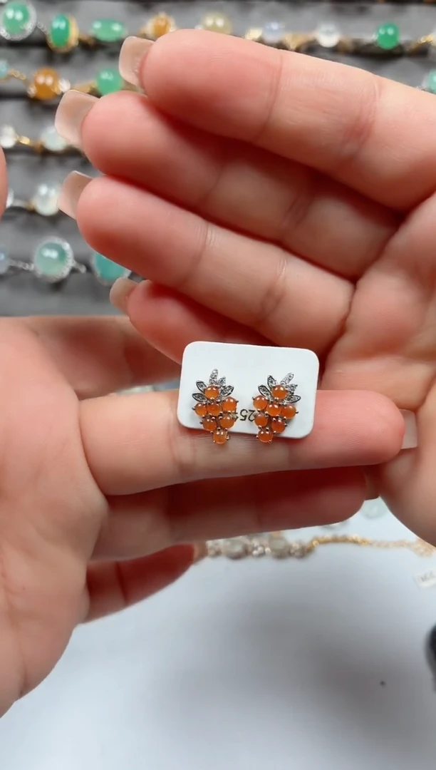 银S925镶嵌戒指翡翠.