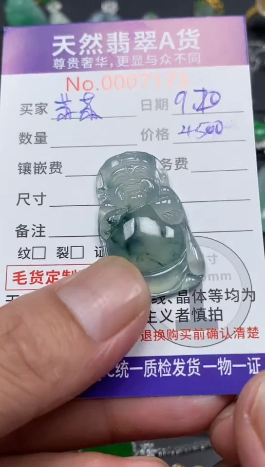 颈饰18K金镶嵌翡翠翡翠