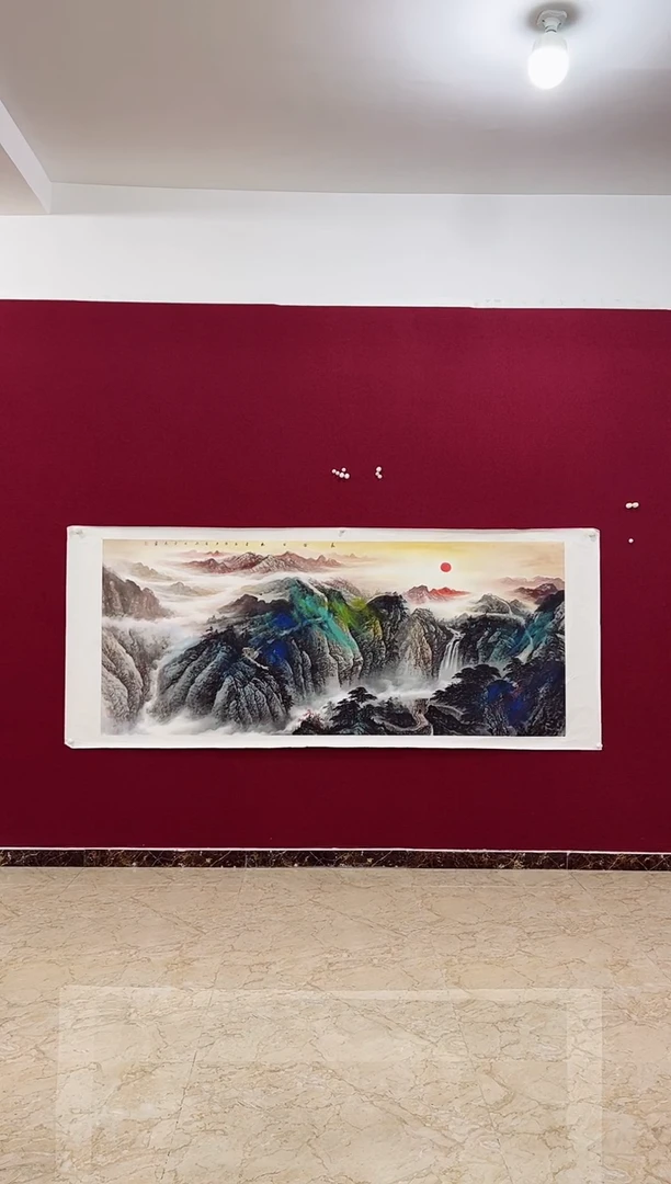 国画金***娃张现民的国画作品