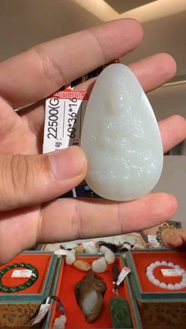 和田玉未镶嵌颈饰G