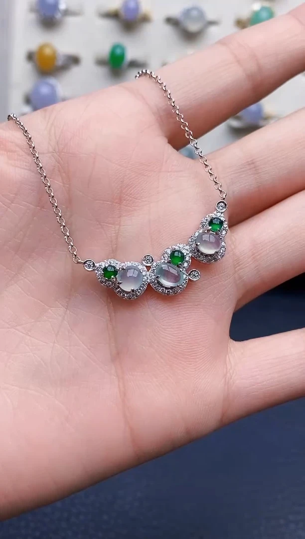 银S925镶嵌戒指翡翠1436