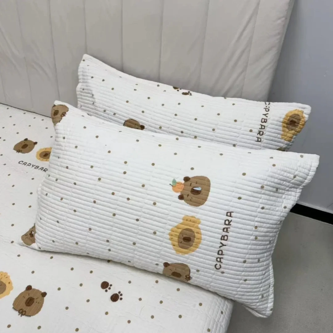 枕套链接柔软亲肤绗缝ins风小清新