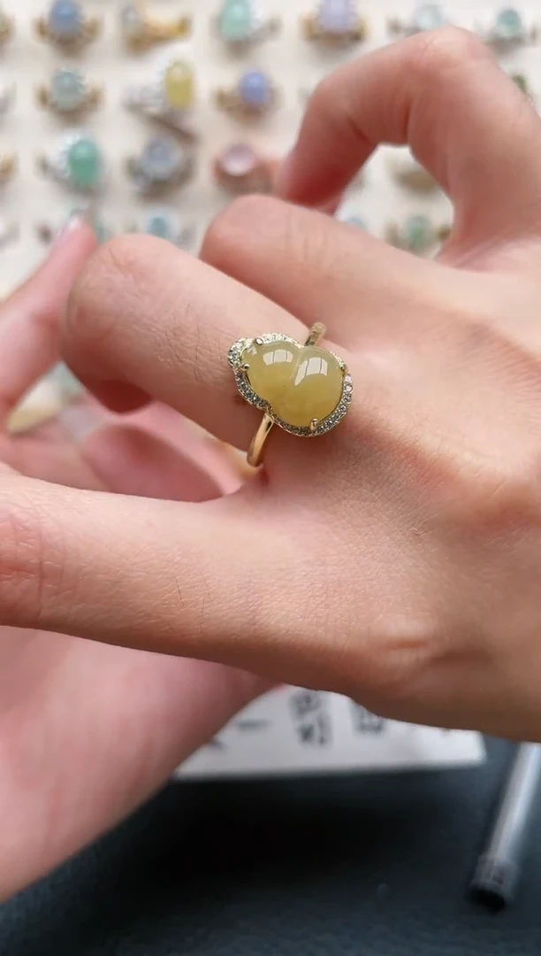 【闪购商品】翡翠戒指银S925镶嵌1111