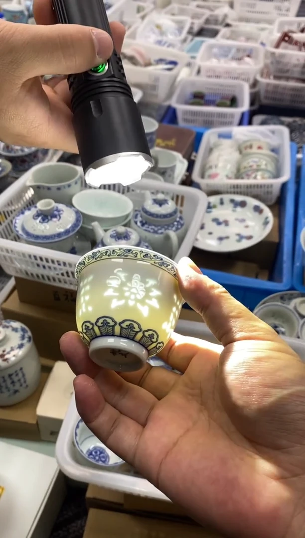 杯景德陶瓷茶具容量约60