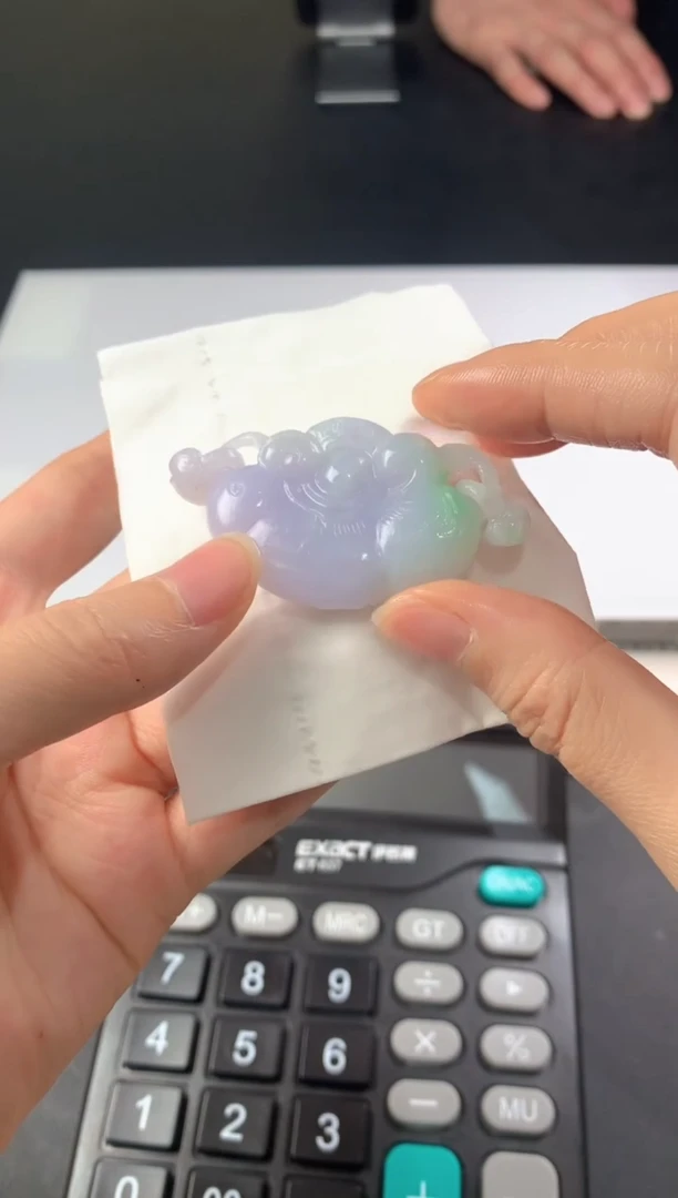 未镶嵌定制翡翠啦****～毛货抛光