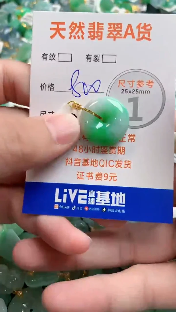 颈饰18K金镶嵌翡翠0281618845