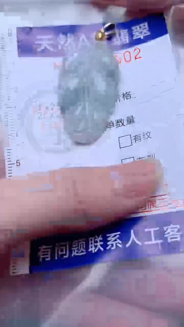 翡翠未镶嵌吊坠(不含链)1