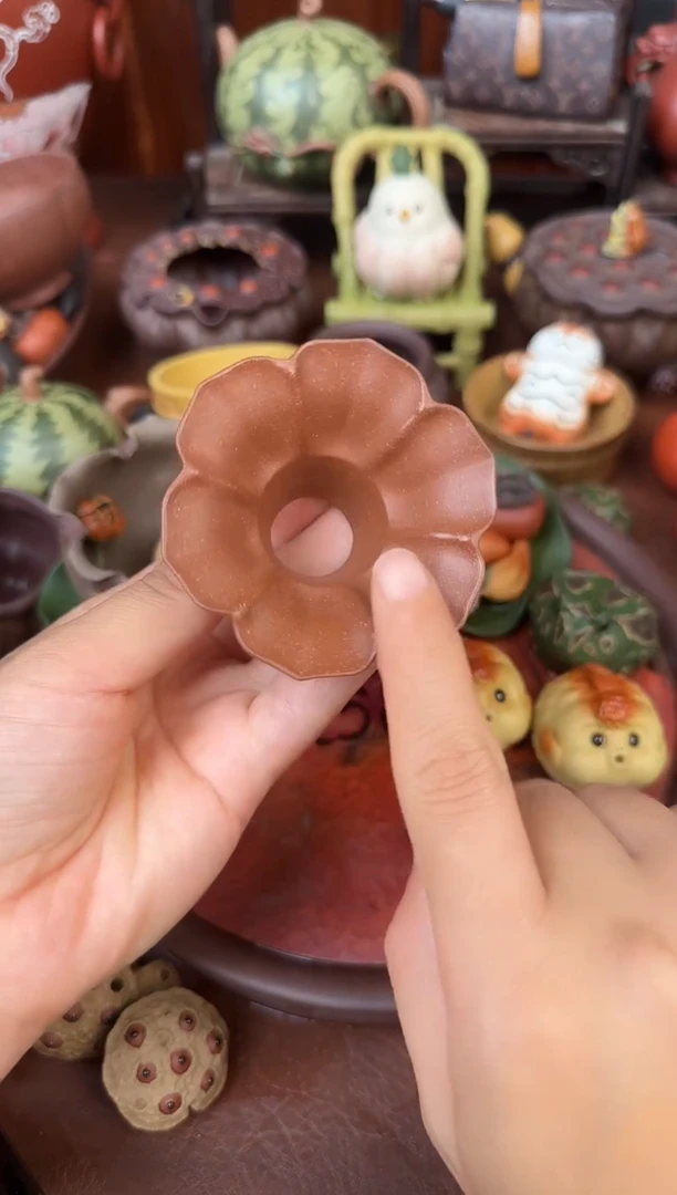 紫砂茶宠紫砂投茶器