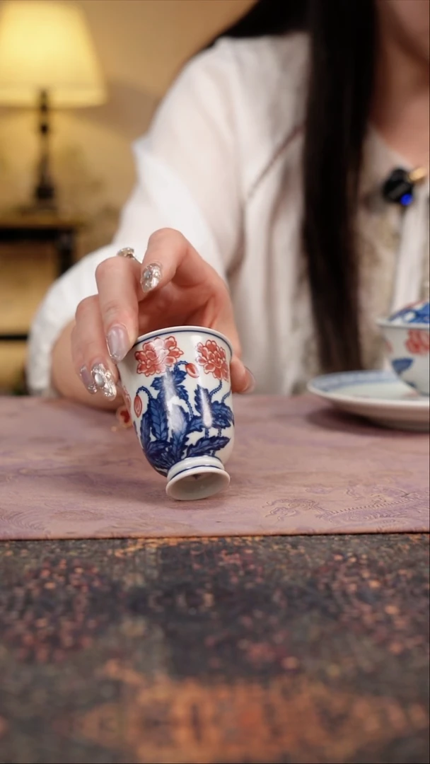 杯景德镇陶瓷杯碗柴烧多人