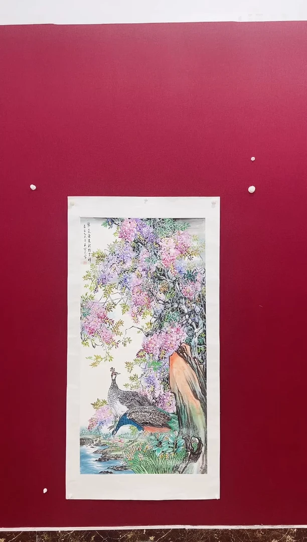 国画用****1张现民国画作品