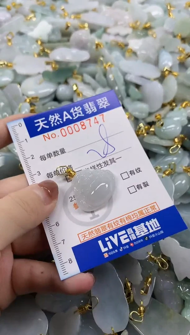 颈饰未镶嵌翡翠天然A货翡翠