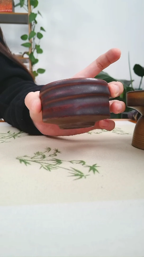 全陶 螺旋纹 青云杯