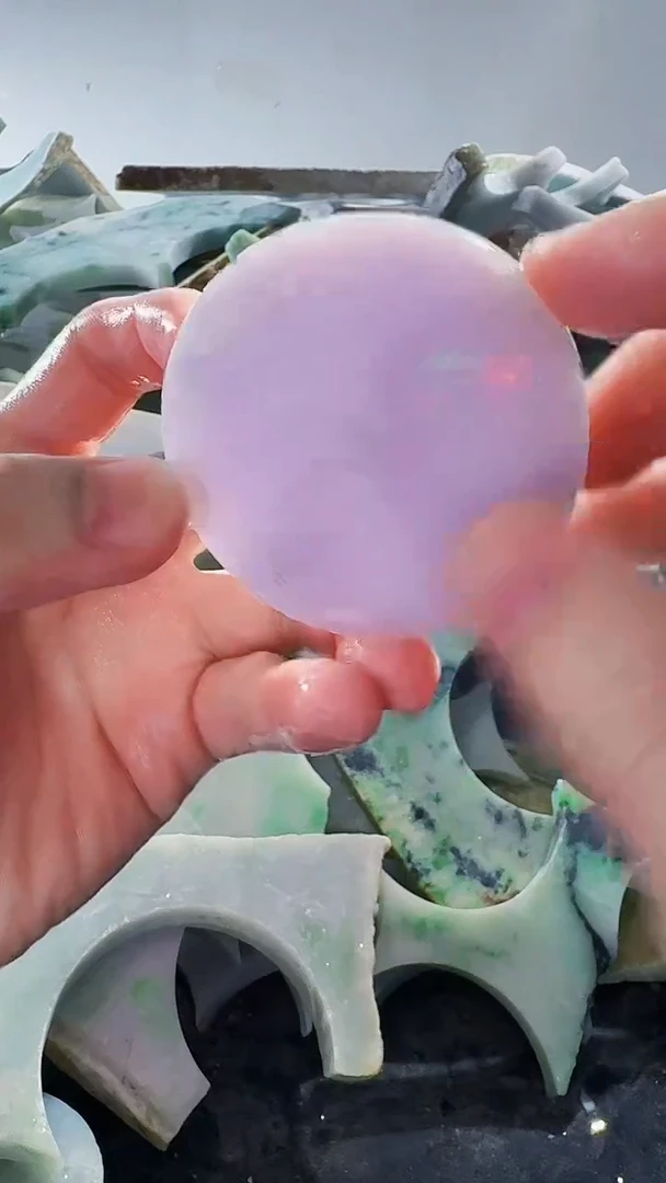 裸石翡翠缅甸翡翠A货文596