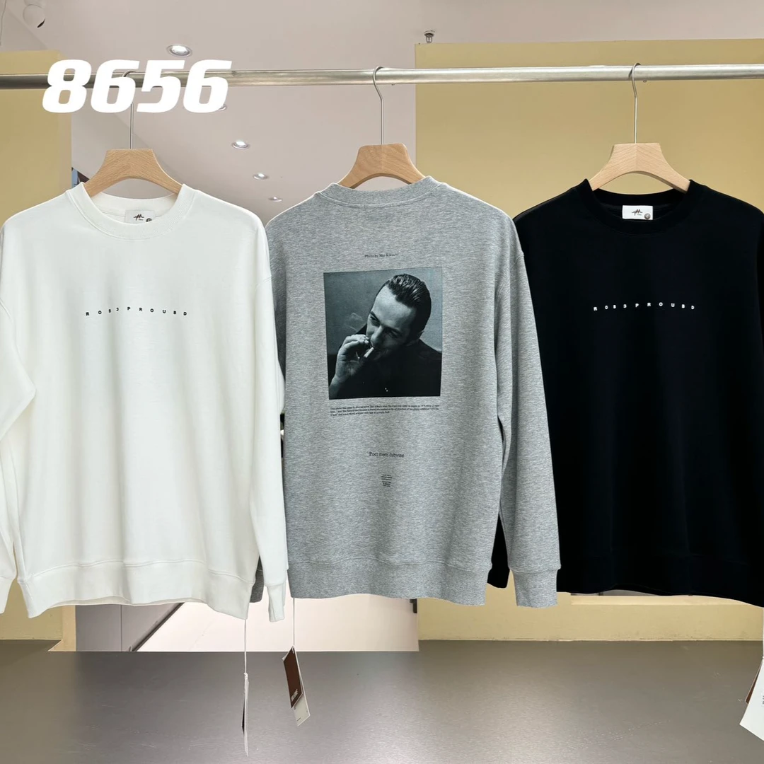 广州uus秋冬高货男装新款重磅个性百搭休闲卫衣WY8656