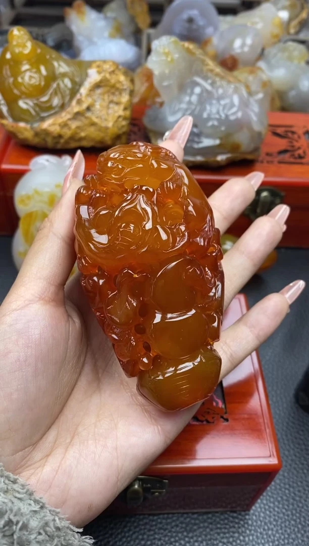 【闪购商品】玛瑙/玉髓手把未镶嵌00