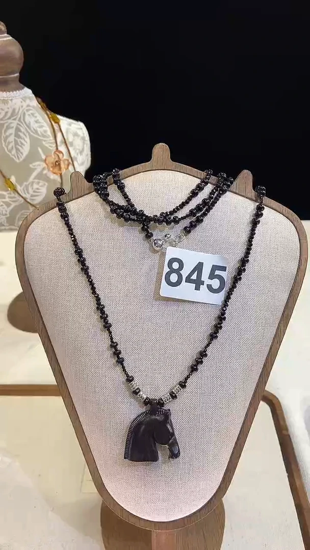 项链钛钢淡水珍珠845