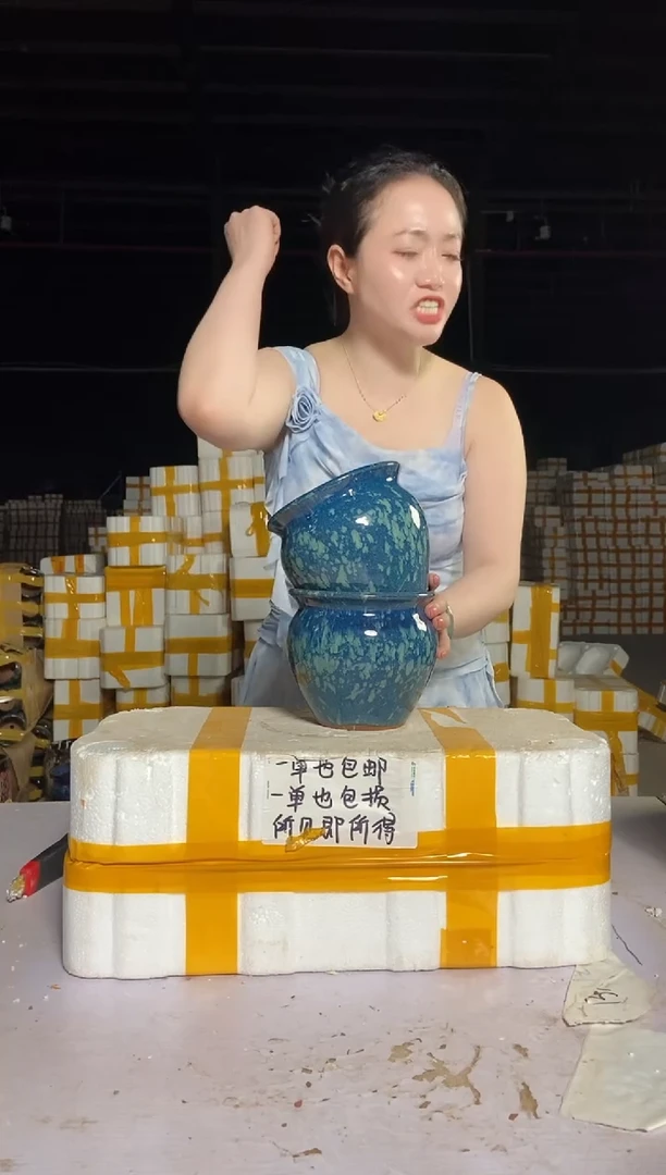 宜兴紫砂粗陶花盆15/13